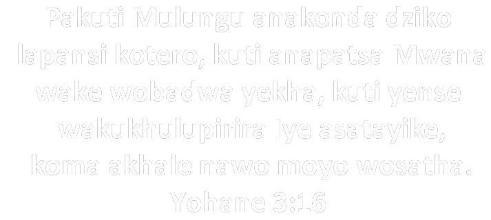 Lemba la Baibulo: Yohane 3:16